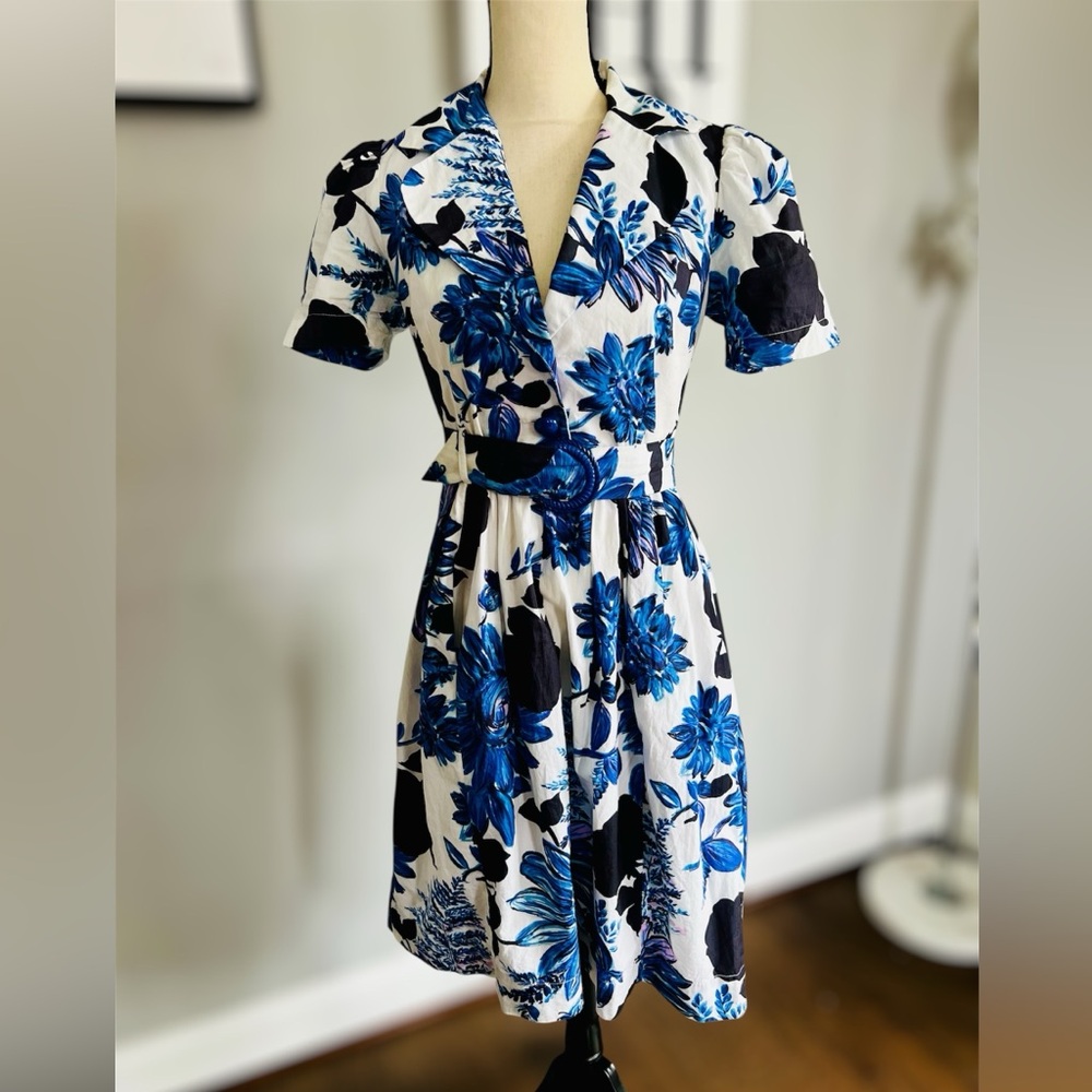 Plenty by Tracy Reese for Anthropology Floral Midi Dress